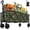 Army Green, variant on 34'' Extra Long Collapsible Wagons Carts Foldable, 360LBS Heavy Duty Folding Beach Wagon Cart with Wheels, Portable Utility Outdoor Wagon for Grocery, Shopping, Garden, , Camping,