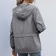 thumbnail image 3 of Cortavientos impermeable para mujer, chaqueta cortavientos ligera, cortavientos con capucha para exteriores, 3 of 5