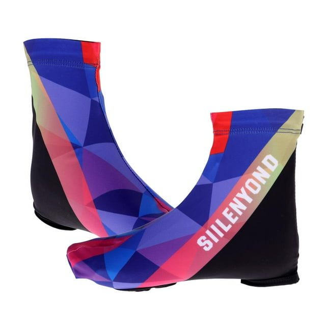 Cubrezapatillas de ciclismo Macarena para adultos impermeable Resistente al viento Transpirable Morado M