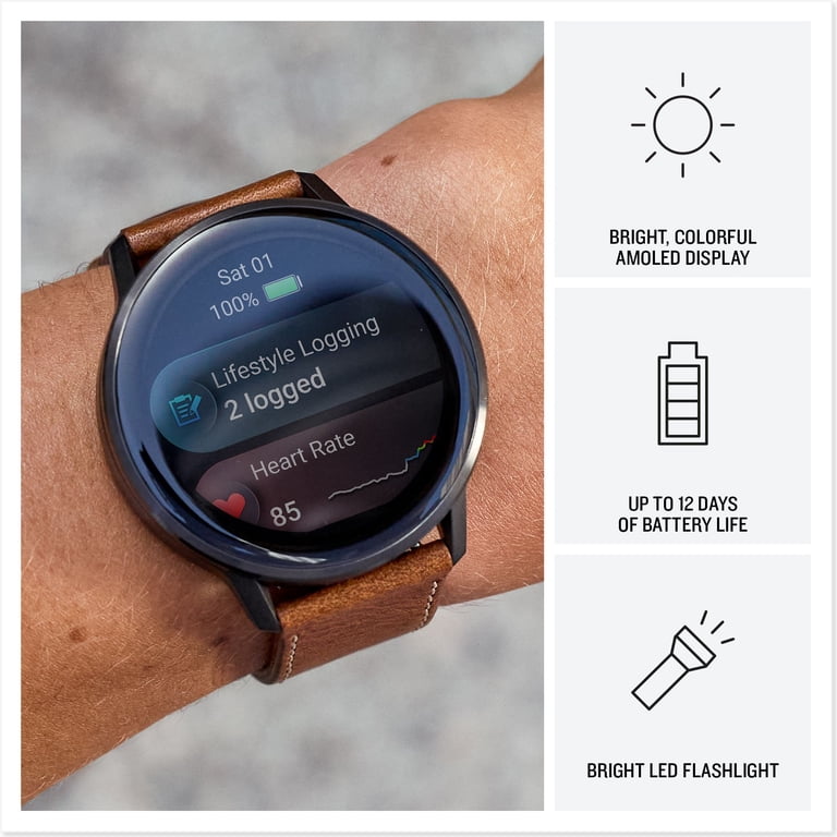 GARMIN Venu 4 45mm Smartwatch, Bright Colorful Display, Built-In