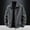 Dark Gray, variant on Men's Polar Lined Jacket Warm Full Zip Up Thick Jacket Soft Outwear Winter Coat with Zipper Pocket,For men in autumn and winter, there are warm, thickened jackets, warm jackets