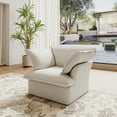 thumbnail image 1 of Sodrens Modular Sectional Sofa,Modern Linen Fabric Couch Free Combination Sofa,1-Seat Single Sofa for Living Room,Beige, 1 of 13