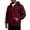 Kizanda-Wine, variant on Kizanda Men Quarter Zip Hoodie Sweatshirt Adjustable Hood Baggy Pullover Streetwear Fashion Outerwear with Zipper Pocket Fall Winter Stylish Long Sleeve Casual Top for Men XXL