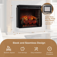 thumbnail image 6 of Modern Ember Uptown 28 inch Smart Electric Fireplace Insert - Black, 6 of 6