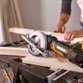 thumbnail image 3 of WORX WX439L 4.5 Inch and 4.5 Amp One Hand Compact Circular Saw, Black and Orange, 3 of 4