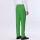 thumbnail image 4 of Pantalones de traje casuales con bolsillos y estampado de color liso rectos para hombre, 4 of 7