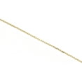 thumbnail image 4 of 10K Yellow Gold 1.20mm Oval Link Cable Chain Fancy Italian Necklace 18 Inch, 4 of 7