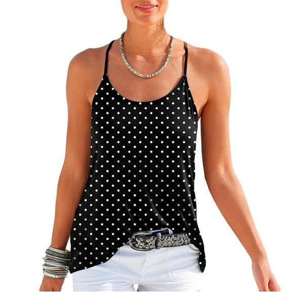 LASCANA Women's Strappy Back Tank Top Strap