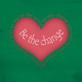 thumbnail image 3 of CafePress - Be The Change T Shirt - Women's Traditional Fit Dark T-Shirt, 3 of 4