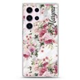 thumbnail image 3 of Marble and Pink Floral Samsung Galaxy 水晶透明保護殼,iPhone 12, 3 of 5