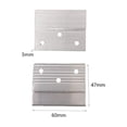 thumbnail image 1 of Zhuge Kit de 20 piezas de soportes para colgar cuadros con clavos antideslizantes franceses, herrajes de suspensión para espejo con clip en Z, soporte de aluminio (2,4 pulgadas), 1 of 5