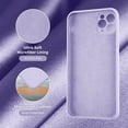 thumbnail image 6 of Designed for iPhone 11 Pro Case, Silicone Ultra Slim Shockproof Phone Case with Soft Anti-Scratch Microfiber Lining, [Enhanced Camera Protection], 5.8 inch, Clove Purple, 6 of 13