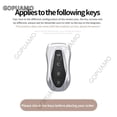 thumbnail image 2 of For Geely B 4 buttons New Emgrand GS X6 SUV EC7 Car Styling Accessories Zinc alloy+leather Car Key Case Cover Holder Protective, 2 of 27