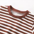 thumbnail image 4 of NIEWTR Kids Girls Summer Clothes Baby Girl Short Sleeve Tee Summer Clothes Toddler Tops Soft Casual Crewneck Play and Sport Shirts 2T 3T 4T(Brown,4-5 Years), 4 of 7