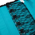 thumbnail image 4 of Grebrafan Corsets Women Gothic Lace up Bustier Top Sky Blue M, 4 of 5