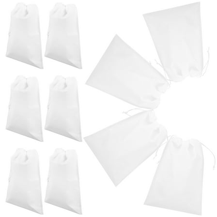 10pcs Travel Shoe Bags Packaging Bags Outdoor Shoe Holders Handbags Storage Pouches