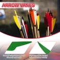 thumbnail image 3 of Uxcell Arrow Vanes, Turkey Feather Fletching Shield Cut Archery Fletch Right Wing Green, 3 of 5