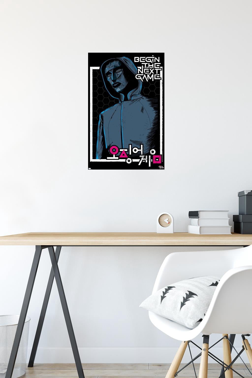 Netflix Squid Game - Begin the Next Game Wall Poster, 14.725" x 22.375"