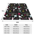 thumbnail image 3 of Sikiie Colorful Geometry Ultra-Soft Micro flannel Blanket Luxury All Seasons Warm Blanket for Bedding Sofa and Travel (4 sizes)-80"x60", 3 of 7
