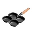 thumbnail image 2 of CRCMURE Bakeware Omelet Pan Egg Cooking Tool Four Hole Non Stick Frying Pan Four Hole Egg Pan Pancake Pot Egg Pan Non Stick Omelette Pot Four Hole Egg Pan Burger Pan Omelette Pan, 2 of 8