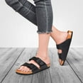 thumbnail image 2 of Arete Arch Supportive Cork Footbed Slide Sandals for Womens, 2 of 8