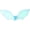 Sky-blue, variant on Jiibva Wire Frame Bat Wings Shiny Tulle Devil Costume Prop Forest Green 90x38cm