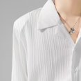 thumbnail image 2 of Lightweight Mens Long Sleeve Casual Shirt with Stripes for Everyday Use, 2 of 10
