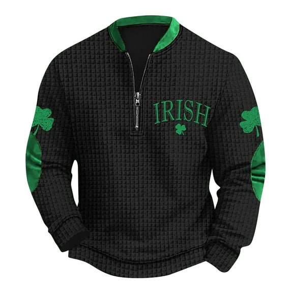 St. Patrick's Day Outfits Streetwear Hoodies for Men