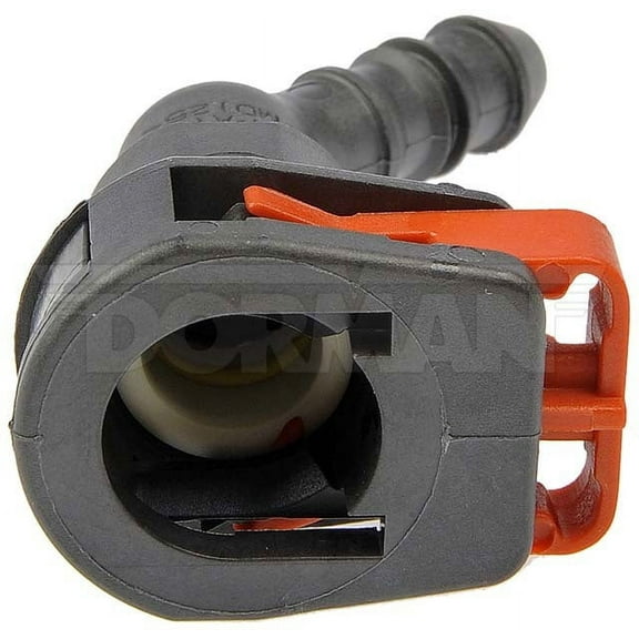 Dorman 800134 Fuel Line Connector 3/8 In. Steel To 5/16 In. Nylon With 45 Degree Bend