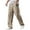 C146/Khaki, variant on Men's Casual Pants Comfortable Stretch Slim Fit Lightweight Breathable Outdoor Walking Travel Work Trousers With Pockets