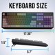 thumbnail image 5 of Teclado inalámbrico KLIM Chroma RGB retroiluminado recargable, 5 of 9