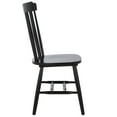 thumbnail image 6 of Safavieh Novalyn Mid-Century Wood Dining Side Chairs, Black (Set of 2), 6 of 8
