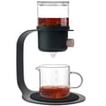 thumbnail image 1 of Tetera perezosa, tetera moderna con flores, cafetera de goteo, 1 of 5