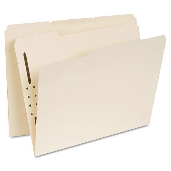Carpetas Manila Universal tamaño carta, 50 unidades por caja, pestaña 1/3