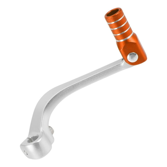 Unique Bargains Folding Motorcycle Gear Shifter Lever for Honda CRF110F 2013-2018 Aluminum Alloy Pedal Shift Lever Arm Silver Tone Orange Head