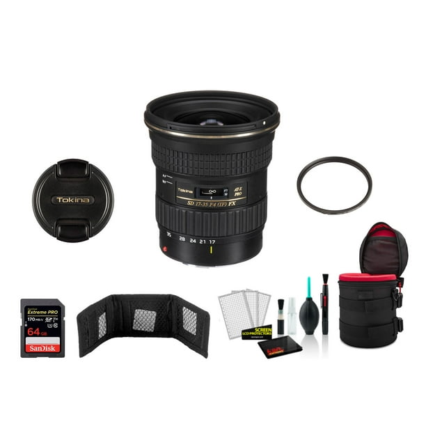 Tokina 17-35mm f/4 Pro FX Lens for Canon Cameras- Wide-Angle Lens