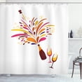 thumbnail image 1 of Ambesonne Champagne Shower Curtain, Colorful Champagne Splash, 69"Wx70"L, Multicolor, 1 of 3
