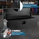 thumbnail image 2 of Grande heavy duty steel truck cama tool box: 48 x 15 x 15 pulgada, almacenamiento organizer para truck cama, rv trailer, 2 of 10