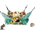 thumbnail image 3 of Ludlz Hamster Hanging Hammock Sugar Glider Hammock Rabbit Design Warm Long Fleece Guinea Pig Bed Small Animal Cage Hanging for Small Animal Winter Hotumn Spring, 3 of 5