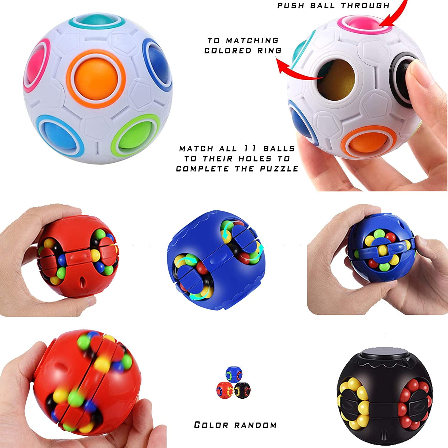 For Autistic Anti Stress Kid Carnival Prizes Goodie Bag Fillers 46 Pack Fidget Toys Set Squishy Ball Stretchy String Rainbow Ball Spiky Balls Sensory Toys Pack For Stress Relief And Anti Anxiety Novelty Gag Toys Kolenik Miniatures