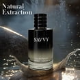 thumbnail image 3 of Savvy Luxurious Eau de Toilette, Perfume for Men, Oud Leather Eau De Parfum, Bergamot, Lavender, Nutmeg, and Papua Vanilla Scent 100ml Spray, 3 of 6