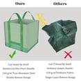 thumbnail image 4 of Reusable Yard Waste Bags, Collapsible Garden Bag, Pop Up Bag, Heavy Duty Woven Polypropylene Bag with Double Bottom and Reinforced Handles, 4 of 4