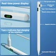 thumbnail image 5 of For IPad Air 11 2024 Air 6th Pro 11 Pro 12.9 2022-2018 Mini 6 Air5 4 3 2 1 9.7 6th 5th 10.2 9th 8th 7th 10th 10.9 Capacitive Pen (white), 5 of 7