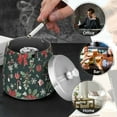 thumbnail image 4 of Yayeee Ashtray with Lid for Cigarette Smokeless Stainless Steel Home Ash Holder, Green Christmas, 4 of 7