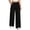 Black wide leg pants for women a1, variant on Cagogo Women Wide Leg High Waisted Pants with Pockets Casual Loose Long Trousers Flowy Beach Work Lounge Yoga Summer Clothes, Black XL