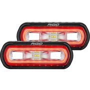 Rigid Industries 53123 SR-L SERIES OFF-ROAD SPREADER POD 3 WIRE SURFACE MOUNT WITH AMB HALO PAIR