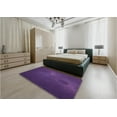 thumbnail image 5 of Ahgly Company Machine Washable Indoor Round Transitional Purple Violet Purple Area Rugs, 3' Round, 5 of 7