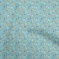 thumbnail image 1 of oneOone Cotton Poplin Light Blue Fabric Asian Kilim Quilting Supplies Print Sewing Fabric By The Yard 42 Inch Wide, 1 of 5