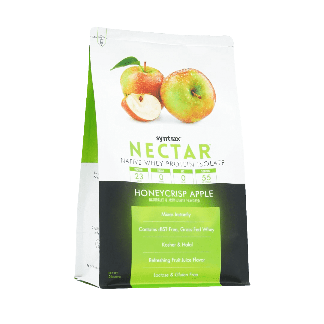 Syntrax Nectar, Honeycrisp Apple, 2 lbs. 100% Whey Protein Isolate, Refreshing Fruit Flavor