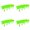 Green-4Pcs, variant on 2Pcs Fluorescent Dripping Shelf Decoration, Acrylic Shelf with Glow Effect, LED Display Shelf Decor for Collectibles Desk Setup Halloween Room 7.8 Inch Yellow